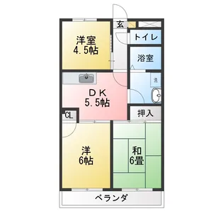セプドールタムラ【3階】の間取り