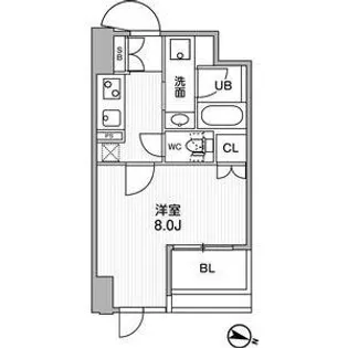 東神田テラスレジデンス【7階】の間取り
