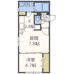 Asset II【1階】の間取り