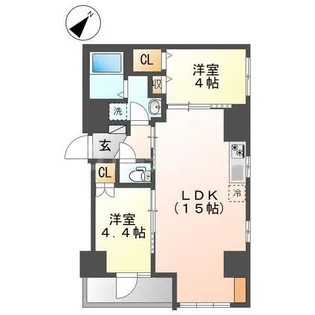 ザ・パーク本駒込【8階】の間取り