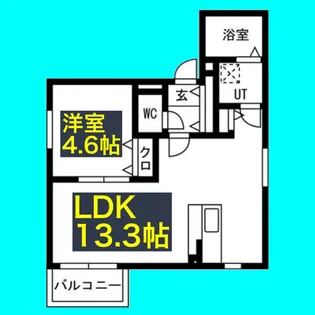 Precious庄内通【1階】の間取り