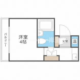 グランビルド平林【4階】の間取り