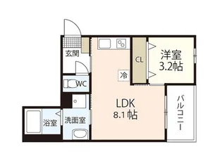 トリニティII【1階】の間取り