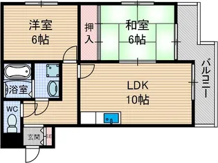 レスカル・ヨシダ【3階】の間取り