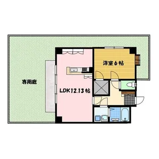 パディヒルコート【2階】の間取り