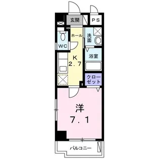 マンション嘉利吉 II【3階】の間取り