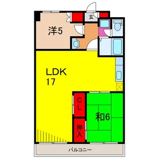 リアライズ北綾瀬【6階】の間取り