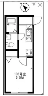 サンティエグラン横浜白楽【1階】の間取り