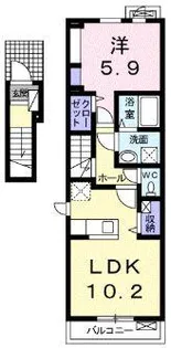 ビッグゲート【2階】の間取り