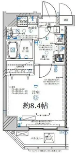 ディアレイシャス日暮里EAST【2階】の間取り
