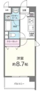 ディアコートハナテン【2階】の間取り