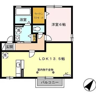 リビングタウンヴェルード【2階】の間取り