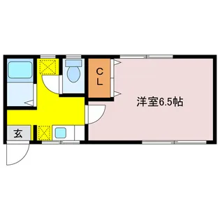 栗林荘 東棟【1階】の間取り