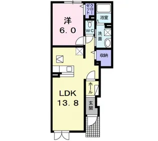 グロリアI【1階】の間取り