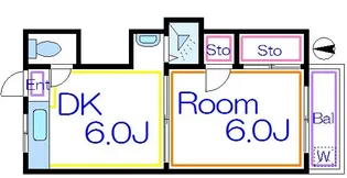 武井マンション【2階】の間取り