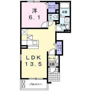 アルドール・ジョージュ【1階】の間取り
