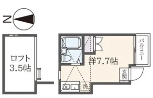 HSハイツ桜【1階】の間取り