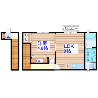 joie【2階】の間取り