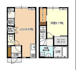 ビオラ古定塚A棟の間取り