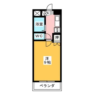 クインシティHISHINO【7階】の間取り