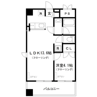 ディーフィールド ピッコラ【8階】の間取り