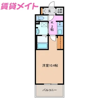 ザ・レジデンス桑名【9階】の間取り