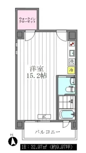 ベルファース駒場【6階】の間取り