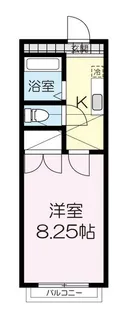 メープルハイツ【2階】の間取り
