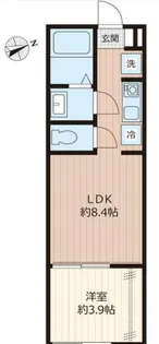 Erfolg鳩ケ谷【1階】の間取り
