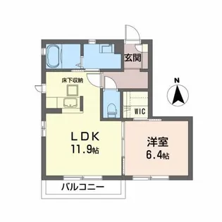 イノセントS II【1階】の間取り