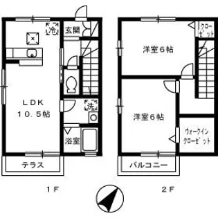 プレジオヤマダ A棟の間取り