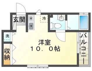 アットホームかわせみ1【1階】の間取り