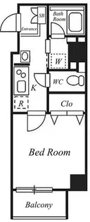ハーモニーレジデンス池袋ウエストゲート【5階】の間取り