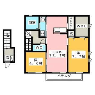 Maison de l’Ange【2階】の間取り