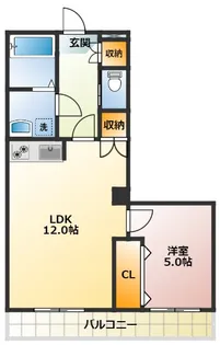 メゾンドサントリーニ【2階】の間取り