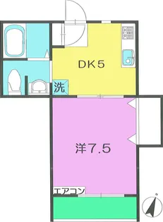 胡桃ガーデン【1階】の間取り