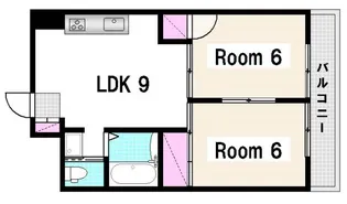 メゾン・ド・やまと鷹の橋【2階】の間取り