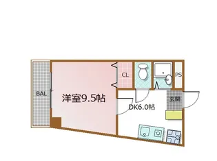 御室ガーデンハイツ【3階】の間取り