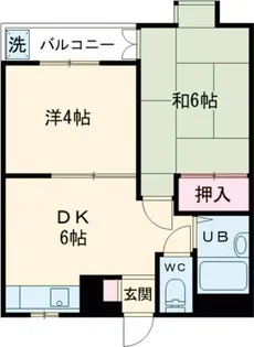 シティパレス三条大宮P-2【1階】の間取り