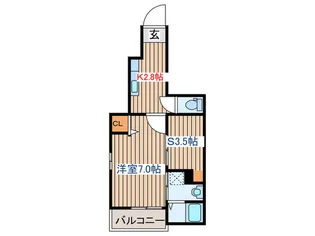 フォンテーヌ【1階】の間取り