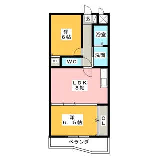 WHOLLY TOP【4階】の間取り