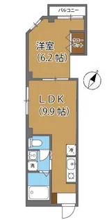 アウゼ大栄【1階】の間取り