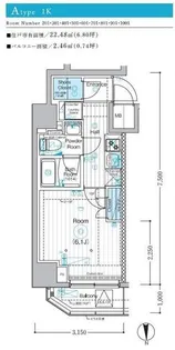 MAXIV西川口TRE【7階】の間取り