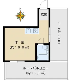 小石川コーポビアネーズ【5階】の間取り