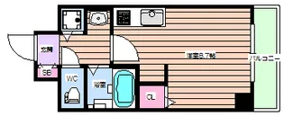 レジデンス福島II【3階】の間取り