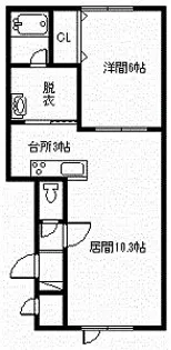 メゾン・ド・ユウキII【2階】の間取り
