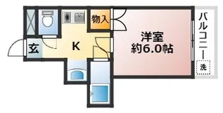 リッツ坂上【2階】の間取り