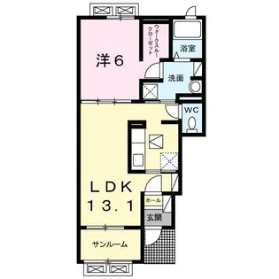 クラールII(二戸市)【1階】の間取り
