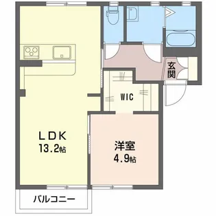 フォーレスENDO A【1階】の間取り