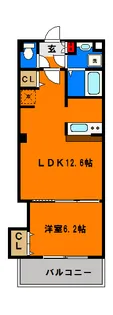 GRAZIA【1階】の間取り